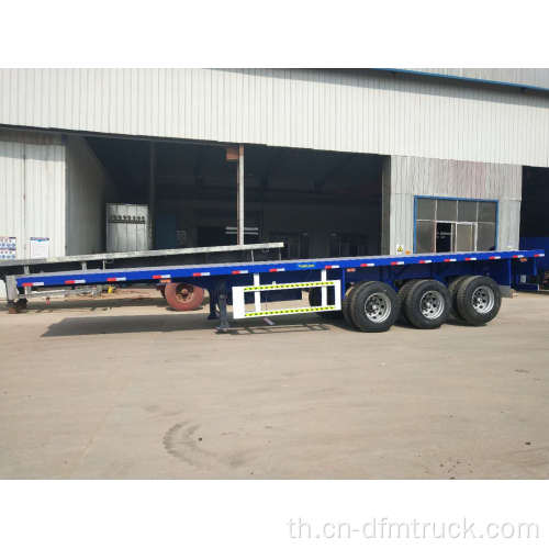 3 Axle Flatbed 40ft Container Semi-Trailer